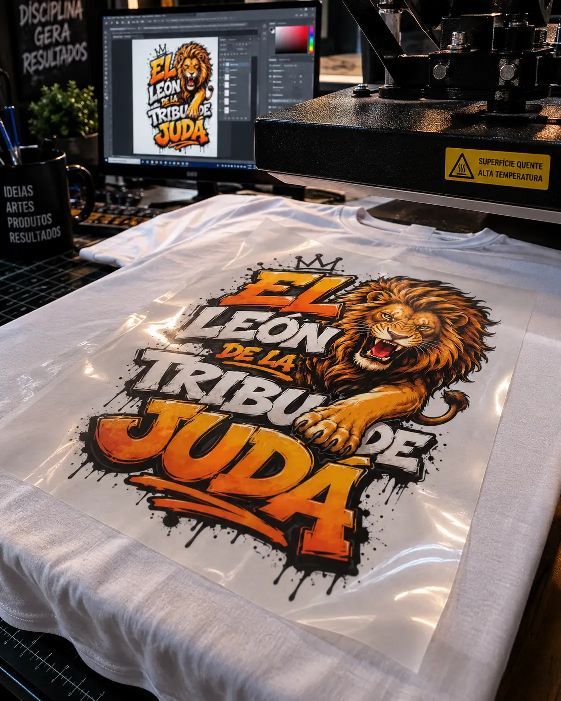 Camiseta azul marino con diseño Aguas Profundas